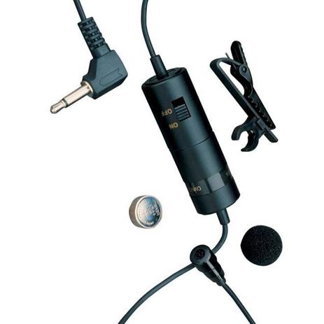 Microfone de Lapela Audio Technica ATR 3350