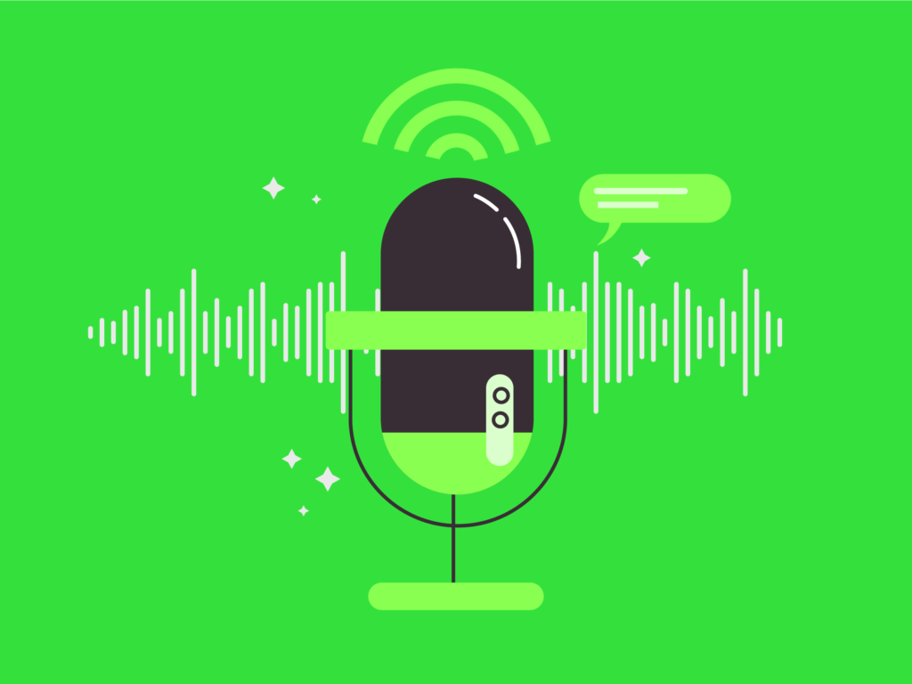 microfone podcasts